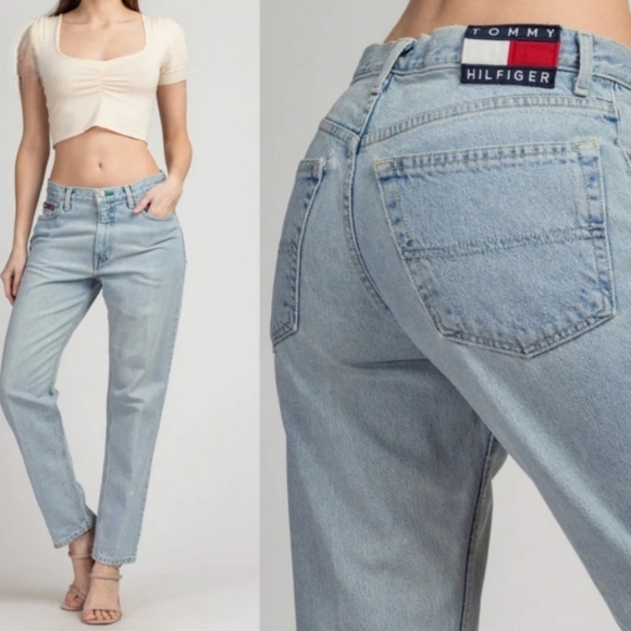 Tommy Hilfiger Denim - Vintage Tommy Hilfiger Button-Fly Jeans 90's, Y2K Size 5/30